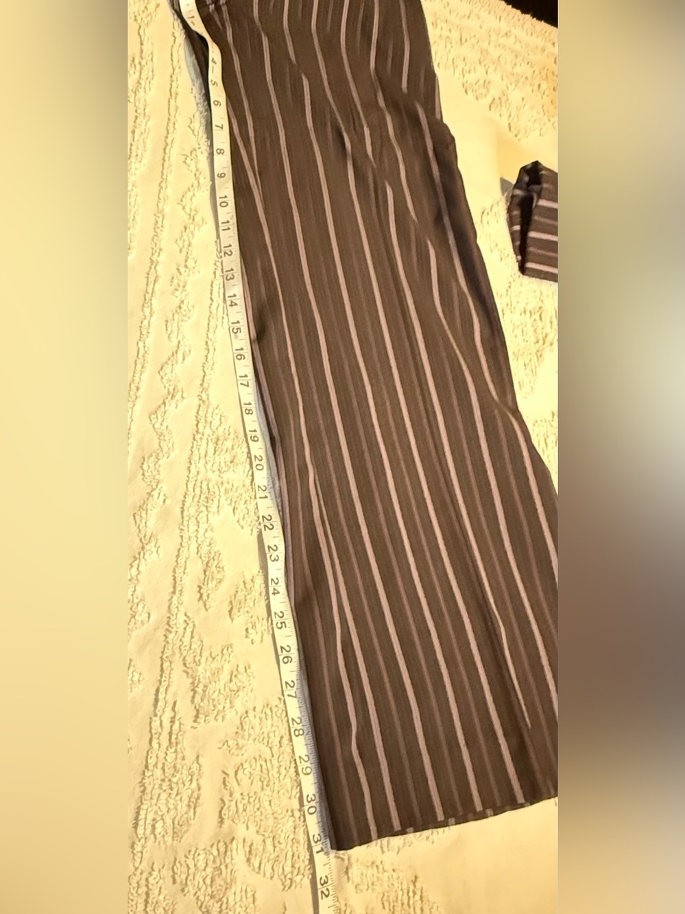 The Limited Black Pinstripe Wide-Leg Suit Pantsuit - Picture 14 of 16